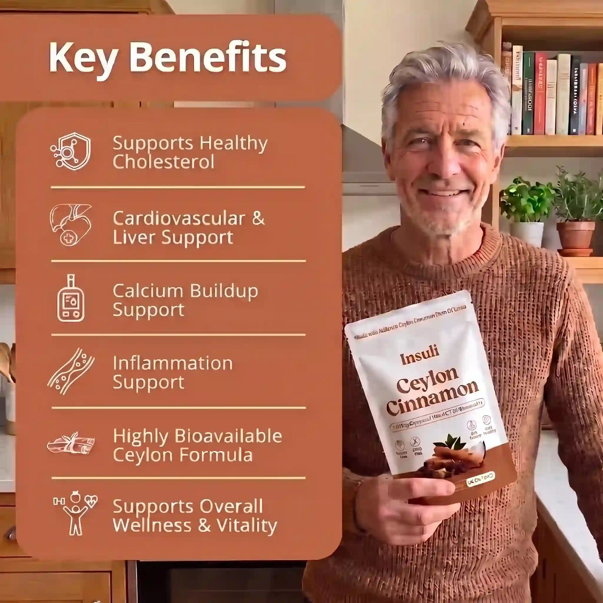 Ceylon Cinnamon 7200mg Equivalent with MCT Oil