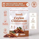 Ceylon Cinnamon 7200mg Equivalent with MCT Oil