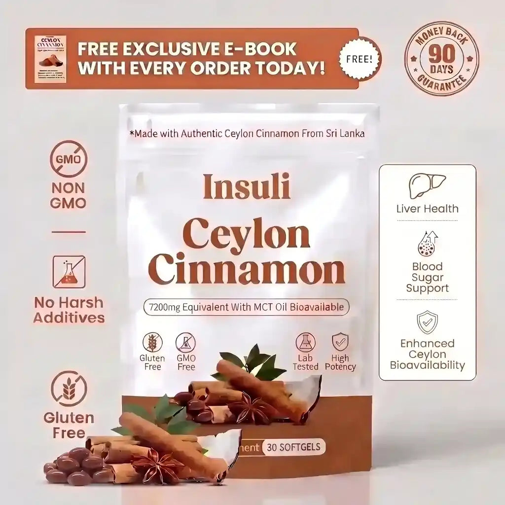 Ceylon Cinnamon 7200mg Equivalent with MCT Oil